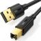 UGREEN UGREEN 5m USB-A - USB-B 2.0 Kabel Svart