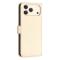  iPhone 17 Pro Max Fodral Med Blommigt Tryck Guld