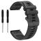  Garmin Fenix 26 mm Armband Quick Release Silikon Grå