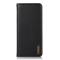 KHAZNEH KHAZNEH iPhone 14 Plus Fodral Nappa Äkta Läder RFID Svart