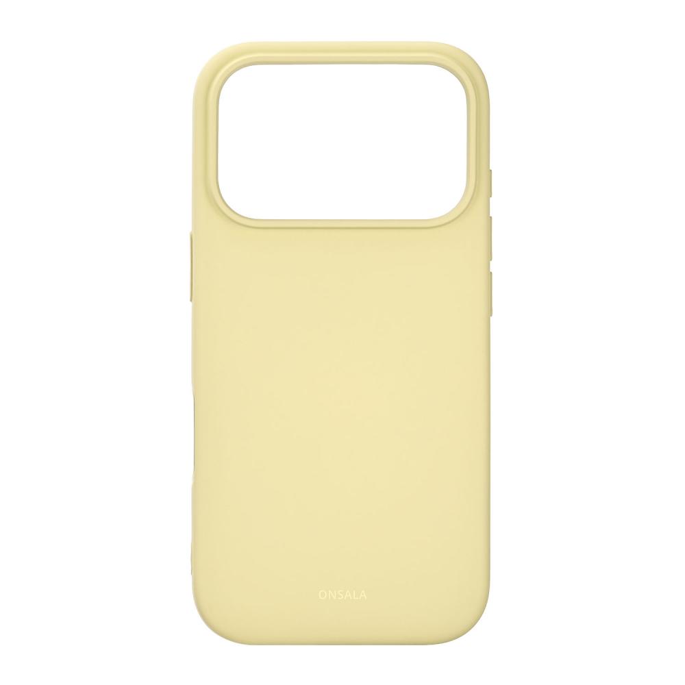 Onsala Onsala iPhone 17 Pro Mobilskal Med Silikonkänsla Lemon