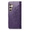  Samsung Galaxy S24 Fodral Mandala Tryck Lila
