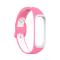  Samsung Galaxy Fit 2 SM-R220 Armband Ihåligt Silikon Rosa/Vit