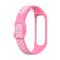  Samsung Galaxy Fit 2 SM-R220 Armband Ihåligt Silikon Rosa/Vit