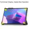  Lenovo Tab P11 Pro Gen 2 Fodral Tri-Fold Läder Svart
