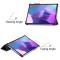  Lenovo Tab P11 Pro Gen 2 Fodral Tri-Fold Läder Svart