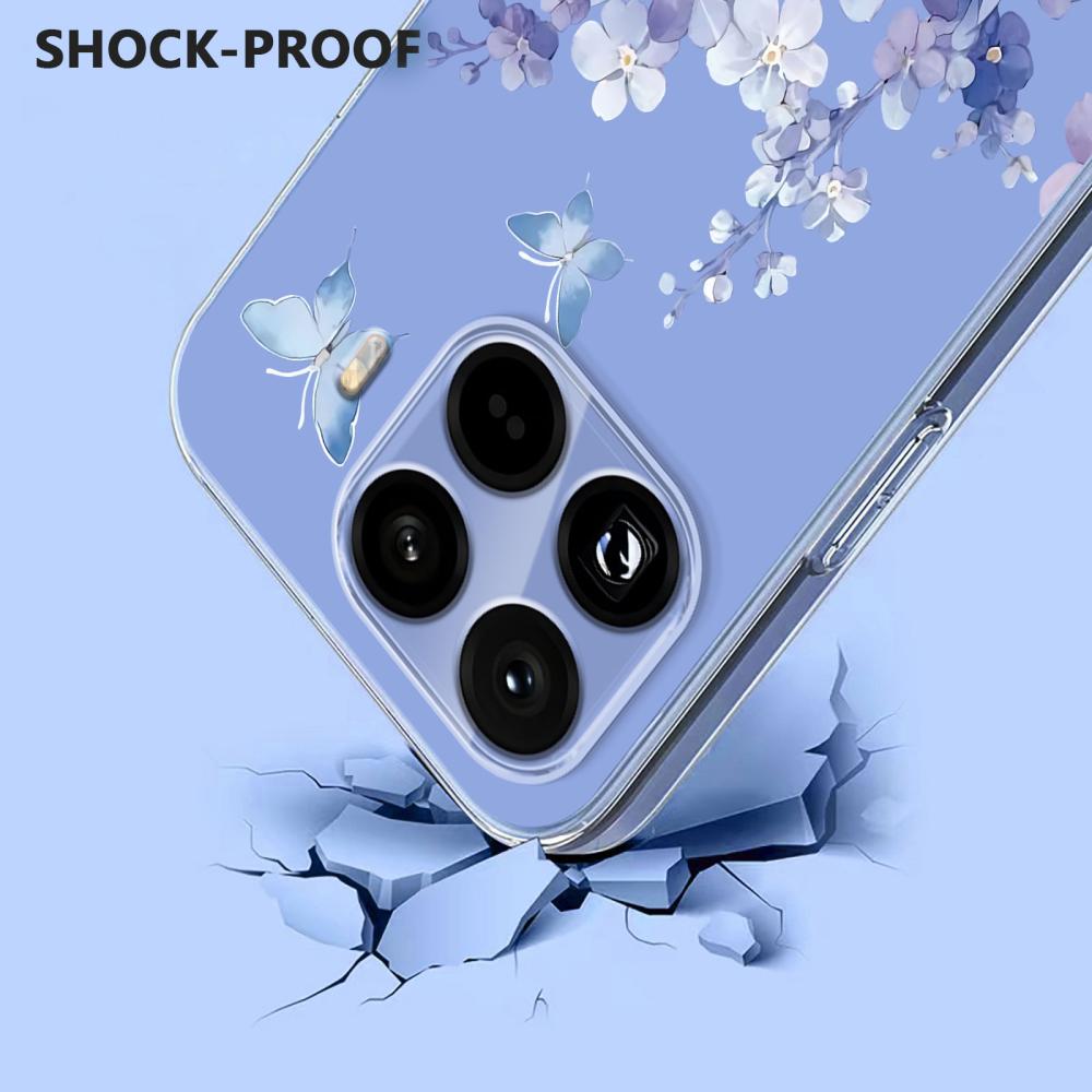  Xiaomi 15T Pro Skal Med Tryck Blommor