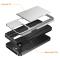  iPhone 15 Skal Hybrid Med Kortfack Silver