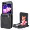 AZNS AZNS Galaxy Z Flip 6 / 7 FE Fodral Läder Svart