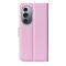  Motorola Edge 30 Pro Fodral Litchi Textur Ljus Rosa