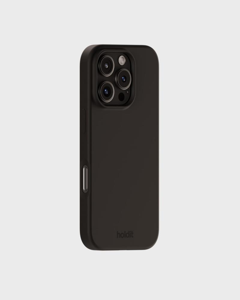 holdit holdit iPhone 16 Pro Mobilskal Silikon Svart