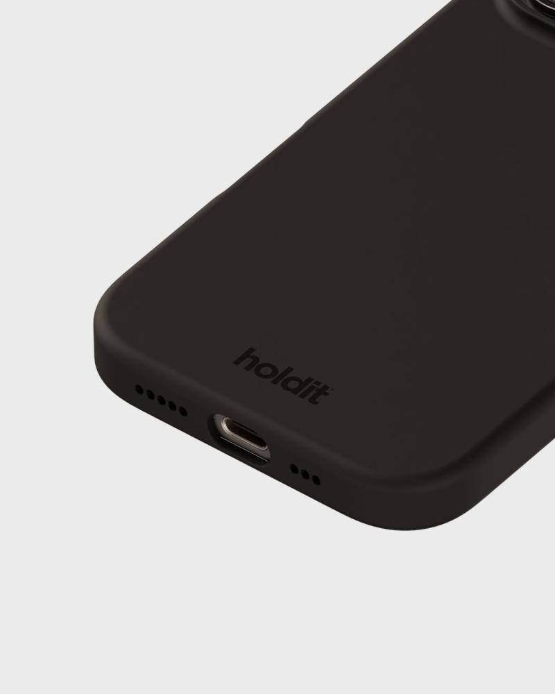 holdit holdit iPhone 16 Pro Mobilskal Silikon Svart