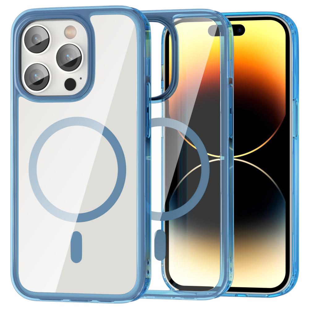 ColorPop ColorPop iPhone 14 Pro Skal CH MagSafe Transparent/Mörk Blå