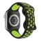 ColorPop Sportarmband Dual-Color Apple Watch 42/41/40/38 mm (S/M) Svart/Gul