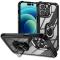  iPhone 15 Pro Skal Shockproof Armor Ring Svart