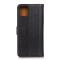  iPhone 12 Pro Max - Litchi Fodral - Svart