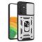  Samsung Galaxy A34 5G Skal CamShield Ring Hybrid Silver