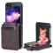 AZNS AZNS Galaxy Z Flip 6 / 7 FE Fodral Läder Brun