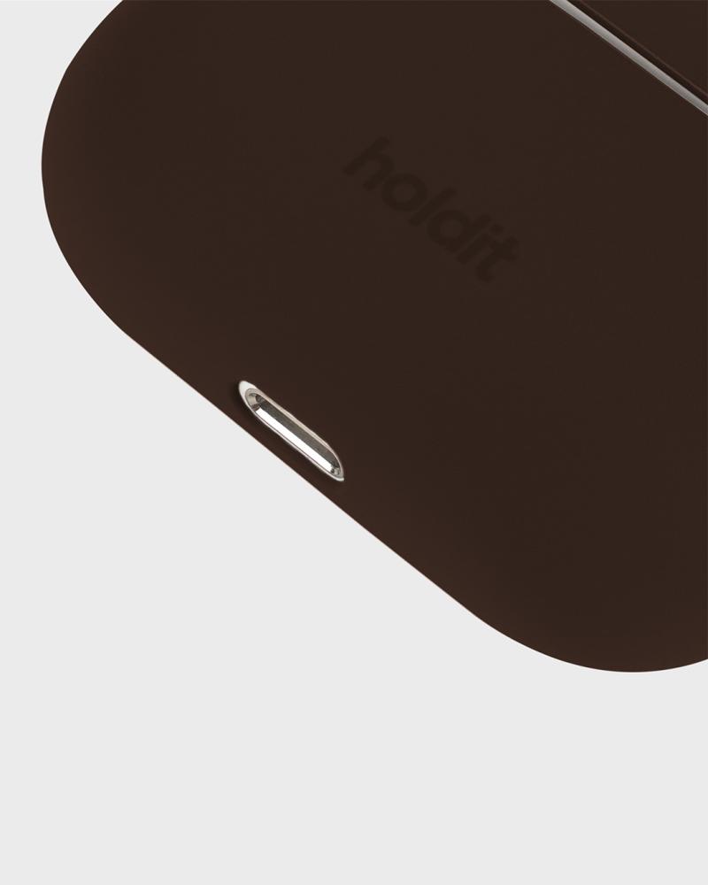 holdit holdit AirPods Pro 1/2 Skal Silikon Chocolate