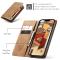 CASEME CASEME iPhone 15 Plus Fodral Flip Retro Läder Brun