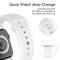 ColorPop Apple Watch 38/40/41/42 mm Silikon Armband (S/M) Vit