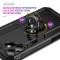  iPhone 17 Skal Shockproof Hybrid Ring Svart