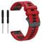  Garmin Fenix 26 mm Armband Quick Release Silikon Röd