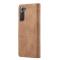 CASEME CASEME Samsung Galaxy S22 Fodral Flip Retro Läder Brun