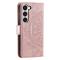  Samsung Galaxy S23 Plus Fodral Mandala Läder Roséguld