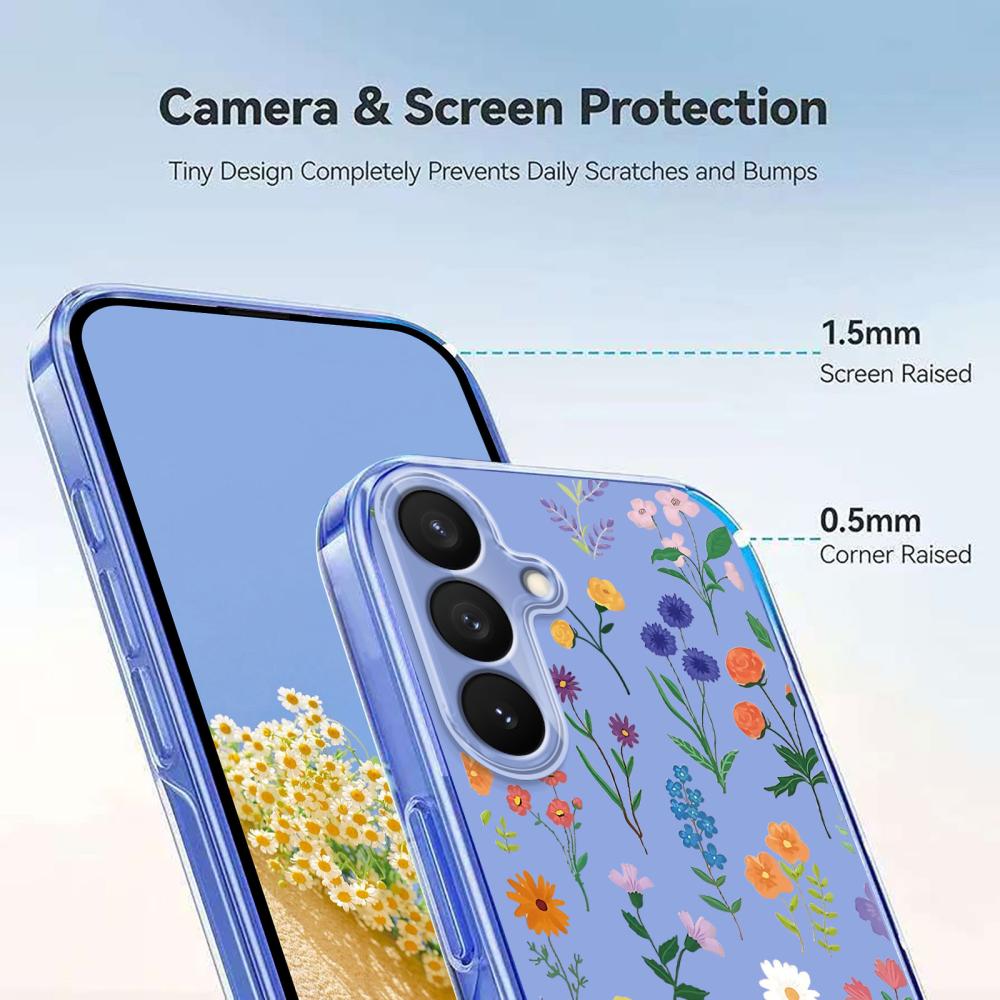  Samsung Galaxy S26 Skal Med Tryck Blommor