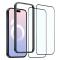 NORTHJO NORTHJO iPhone 16 Skärmskydd Heltäckande 2-PACK inkl. Ram