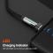 ENKAY ENKAY 1 m 3in1 USB-C - Lightning / USB-C Magnetisk Svart