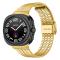  Galaxy Watch 8 46/44/40 mm Armband Rostfritt Stål Guld