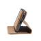 CASEME CASEME Samsung Galaxy S22 Fodral Flip Retro Läder Brun