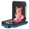 AZNS AZNS Galaxy Z Flip 6 / 7 FE Fodral Läder Blå