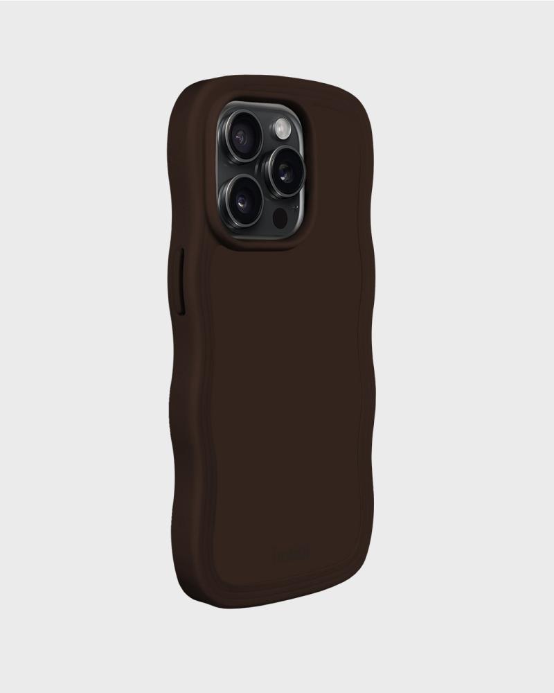 holdit holdit iPhone 15 Pro Max Skal Wavy Chocolate