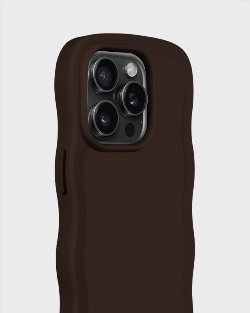 holdit holdit iPhone 15 Pro Max Skal Wavy Chocolate