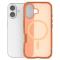  iPhone 16 Skal MagSafe Shockproof Hybrid Orange