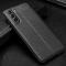  Samsung Galaxy S22 Plus Skal Litchi Textur Svart