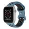 ColorPop Sportarmband Dual-Color Apple Watch 42/41/40/38 mm (S/M) Blå/Svart