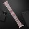  Galaxy Watch 8 46/44/40 mm Armband Rostfritt Stål Rosa