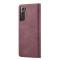 CASEME CASEME Samsung Galaxy S22 Fodral Flip Retro Läder Röd