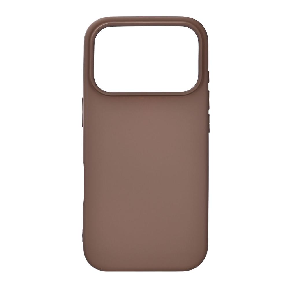 Onsala Onsala iPhone 17 Pro Mobilskal Med Silikonkänsla Chocolate