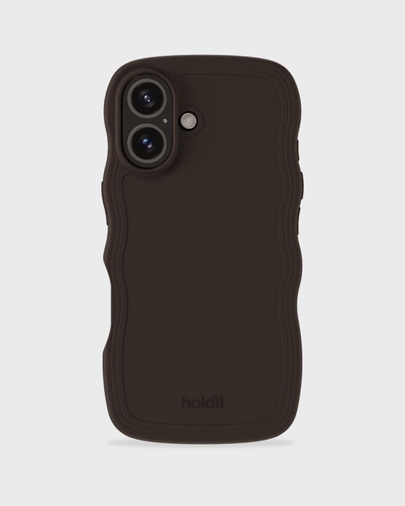 holdit holdit iPhone 16 Skal Wavy Chocolate