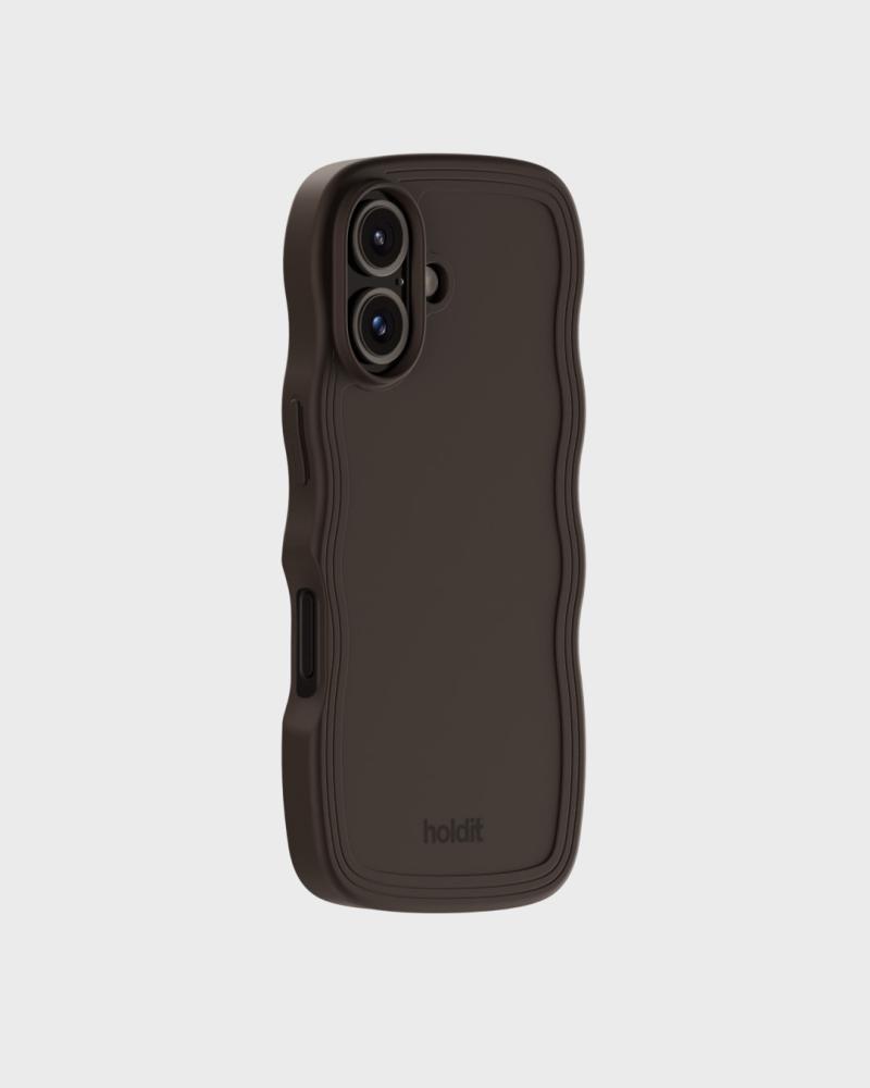 holdit holdit iPhone 16 Skal Wavy Chocolate