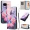  Google Pixel 10a Fodral Med Tryck Rosa Blommor