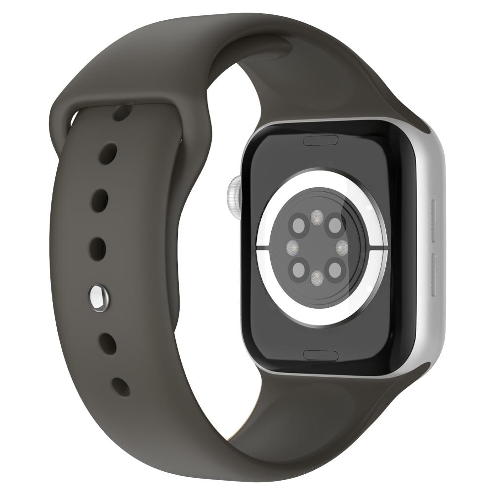 ColorPop Apple Watch 42/44/45/46/49 mm Silikon Armband (M/L) Mörk Brun