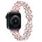  Apple Watch 42/44/45/46/49 mm Metal Bling Armband Roséguld
