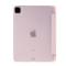  iPad Pro 11 (2018/2020/2021) - Tri-Fold Läder Fodral Pennhållare - Ljus Rosa