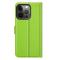  iPhone 13 Pro Max - Litchi Slim Läder Fodral - Grön